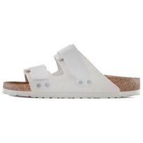 Birkenstock Uji Soft Comfortable Thick Sole Convenient Velcro Slide Sandals Unisex Sandals Antique-White 1024822 38