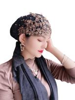 Women's Acrylic Eco-Friendly Breathable Bonnet Hijab Turban Headwear Muslim Cap for All Seasons Beach Wear Free size juoda