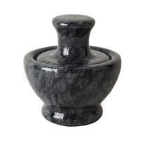 Mushroom Pestle Garlic Grinder Manual Spices Mill Garlic Press Spice Grinder  Kitchen Utensil juoda