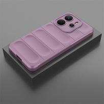 For Xiaomi Redmi Note 14 4G Case Xiaomi Redmi Note 14 4G Cover Cases Anti-Slip Shockproof TPU Phone Back Cover Redmi Note 14 4G 24117RN76E(164.84mm) violetinė