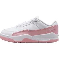Jordan FLIGHT COURT Low top Children's Basketball Shoes Pink White Teenagers HF3333-161 38
