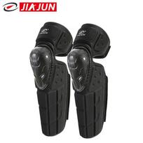 Motorcycle Knee Pads Protective Gear Off-Road Cycling Safety EVA Shock Absorption Windproof Warm Leg Guards Adult Unisex Black