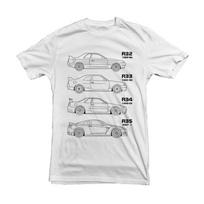 Japanese Classic Car Gtr Skyline Tshirt Drift Fans T Shirt Men Hot Fashion Solid T Shirt T Shirt Men Cotton Tops Tees Streetwear S
