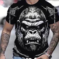 Men Summer Breathable Quick Drying Sports Tops Fashion Boxing Short Sleeve Tees S
