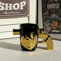 Revolver Bizarre Cups Boys Tea Coffee Cups Ceramic Water Cups Abstract Funny Birthday Gifts 401-500ml