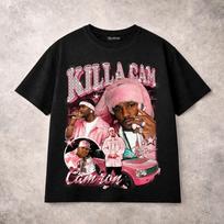 Camron Killa Cam Pink Graphic T-Shirt Harlem Rap Music Hip Hop Y2K Tee Rap Merch S