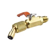 Puikios kokybės 1/4 colio SAE HVAC adapteris oro kondicionieriaus įkrovimo žarnai T HVAC/R techniko būtinybė geltona