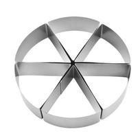 Round Thousand-layer Mousse Cake 6 Equal Slicer Stainless Steel Cake Cutting Mold Divider Baking Tool Cake Making Accessories