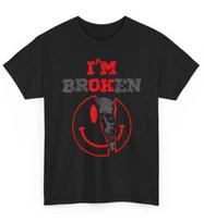 Im OK Broken Shirt, Confused Smile Im Broken Invisible Illness shirt BEST S