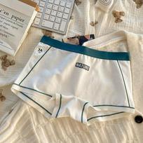Female Summer Letter Design Sense High Bomb Pack Hip Antibacterial Crotch Flat Angle Briefs L balta