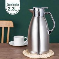 304 Stainless Steel Insulated Teapot Kettle for Restaurants, Hotels, Large Capacity for Coffee and Hot Water 2.3L