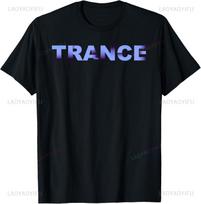 Trance Music Rave EDM Music TShirt Custom Printed Graphic T Shirts Streetwear Casual Custom TShirt Customizable Camisas S