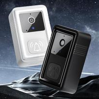 Cheap Price WIFI Tuya Doorbell With Camera Smart Home Product Security Wireless Doorbell With Intercom Voice Changer (Black,Wi-Fi&Two-Way Intercom) juoda