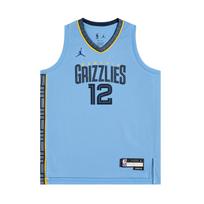 Jordan x NBA Tank Top Memphis Grizzlies Morant Blue Teenagers 3Y2B7BXJP-GRIJM L