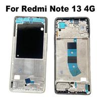 For Xiaomi Redmi Note 13 4G Middle Frame LCD Screen Front Frame Housing Bezel Chassis Plate Replacement NOTE 13 4G BLUE
