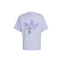 Adidas X Disney Crossover Solid Stitch Cartoon Pattern Printing Lavender T-Shirt Purple HT3941 XXL