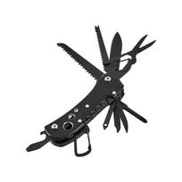AmazonBasics Multitool Pocket Knife with Nylon Case 15 in 1 15 in 1 juoda