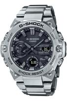 CASIO G-SHOCK G-STEEL GST-B400D-1AJF Vyriškas Bluetooth Saulės laikrodis Anglies pluošto šerdis Apsaugotas Sidabrinis Japonijos vidaus Originalus