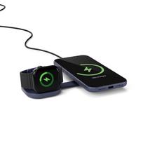 Epico UltraBase EF35 Qi2 (25W) MagSafe Compatible Foldable 2-in-1 Wireless Charger - Deep Blue