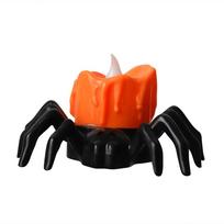 Helovino lauko šviesa Skeletas Vaiduoklis Siaubas Grimasas Vakarėlio dekoras kiemui Namų Šventinis apšvietimas Sodo dekoracija Spider Candle Lamp,3PCS
