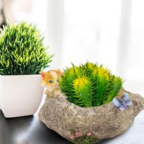 Mini Resin Cartoon Animal Flowerpot Decoration Desktop Succulent Plant Pot Ornament Type 1