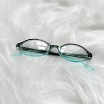 Y2K Women Retro Oval Square Glasses Red Green Frame Glass Eyewear Decorative Computer Anti-blue Eyeglasses with Seaside Driving