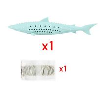 Silikoninis Mėtinės Žuvies Katės Žaislas Katės Dantų Šepetėlis Minkštas Augintinio Kačiuko Kramtomasis Žaislas Dantų Šepetėlis Molinis Lazdelė Fish + a small packet of mint žalia