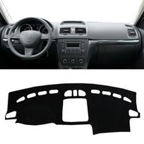 For Skoda Yeti 2009-2013 2014 2015 2016 2017 Interior Dashboard Cover Dash Mat Anti-UV trument Carpet Cushion Car Accessories Black(Black Edge)