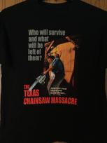The Texas Chainsaw Massacre - “Who Wll Survive … “ - Black Shirt /Graphic/No Tag 3XL
