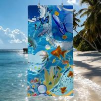 Frutiger Aero Y2K Towel Quick Drying Beach Towels Are Suitable For Swimming Pools Camping Yoga And The Gym W40*H60(CM)