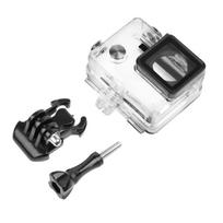 Atsparus vandeniui dėklas Gopro kamerai, skirtas Gopro hero 4 Hero3+Hero 3, apsauginė dėžutė po vandeniu, priedai
