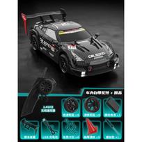 RC Car GTR 2.4G Drift lenktyninis automobilis 4WD visureigis radijo nuotolinio valdymo pultas transporto priemonės elektroniniai hobio žaislai vaikams juoda