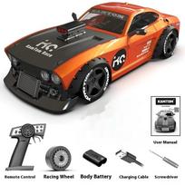 New Popular Kamtom Km3299 1/32 Rc Car 4wd High-Speed Remote Control Drift Car With Gyroscope Professional Adult Racing Toy Gift oranžinė