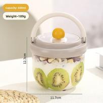 Food Grade Lunch Box With Microwave Safe Material For Adults And Outdoors 600ml Gray