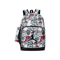 Jordan Poliesterio Kuprinė Unisex Grynai Balta ir Sportiškai Raudona JD2623022GS-002 gray