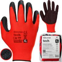 Rękawice Robocze Mercator Tech Red+Black Latex - Xl - 12 Par