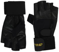 GOLD`S GYM EX Ultima Odinės pirštinės G3433 Vyriškos L Juodos L (approx. 23cm) juoda