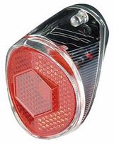 SAGISAKA Bicycle Light, Solar Tail Light, Rear Drone Mounting Type, 50.6×45.8×57mm raudona
