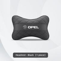 CVB3Car Seat Neck Pillow Leather Memory Cotton Headrest For Opel Corsa D Astra Insignia Mokka Adam Cascada Car Interior Head Support