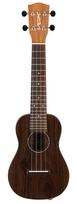 VOX Soprano Made in Geared Carrying Bag Olive Walnut Ukulele, Japan, Built-in Preamp, Tuners, Included, VUP-33-SOW,