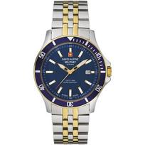 Swiss Alpine Military By Grovana Challenger Blue Dial Quartz 7022.1145 100M Men's Watch mėlyna