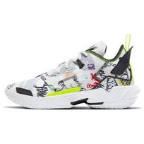Air Jordan Why Not Zer0.4 Graffiti Men Sneakers White Photon-Dust Volt DD4887-007 42.5
