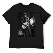 Chrissie Hynde - BW Photograph T-Shirt anime topping summer 2025 mens workout shirts S juoda
