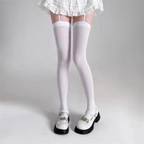 Cat Paw Print Sexy Thigh Over Knee Socks Shaoluo Pure Desire Suspenders Summer Thin Jk Two-Dimensional Velvet Pantyhose One size fits all balta