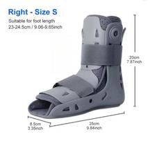 Lower Extremity Ankle Immobilization Brace Support Postoperative Rehabilitation Shoe Fracture Sprain Metatarsal Recovery Splint