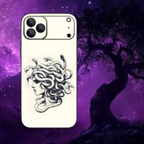 M-Medusa Greek Mythology Phone Case For iPhone 17,16,15,14,13,12,Pro,Max,Plus,E,SE4,Air,Mini Black Soft Box iPhone17pro