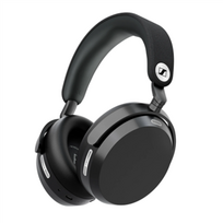 NAUJIENA - Sennheiser MOMENTUM 5 juodos spalvos bevielės Bluetooth ausis uždengiančios ausinės su mikrofonu su triukšmo slopinimu ir triukšmo mažinimu