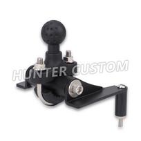 Center Mount Phone Holder for CFMOTO 450SR Motorcycle 360° Rotatable Shockproof Navigation Bracket No Blocking Dashboard Base