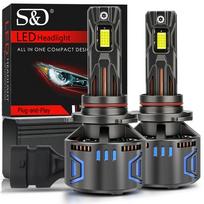 2Pcs H7 LED 80000LM 250W H1 H4 H11 H8 9005 HB3 9006 HB4 9012 HIR2 Led Headlights Canbus High Power CSP Diode Bulbs Auto Fog Lamp 6500K White 9006 HB4
