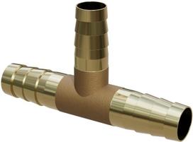 Mexen BRASS trišakis žarnai T žalvarinis 6 x 6 x 6 mm - W97428-060606
